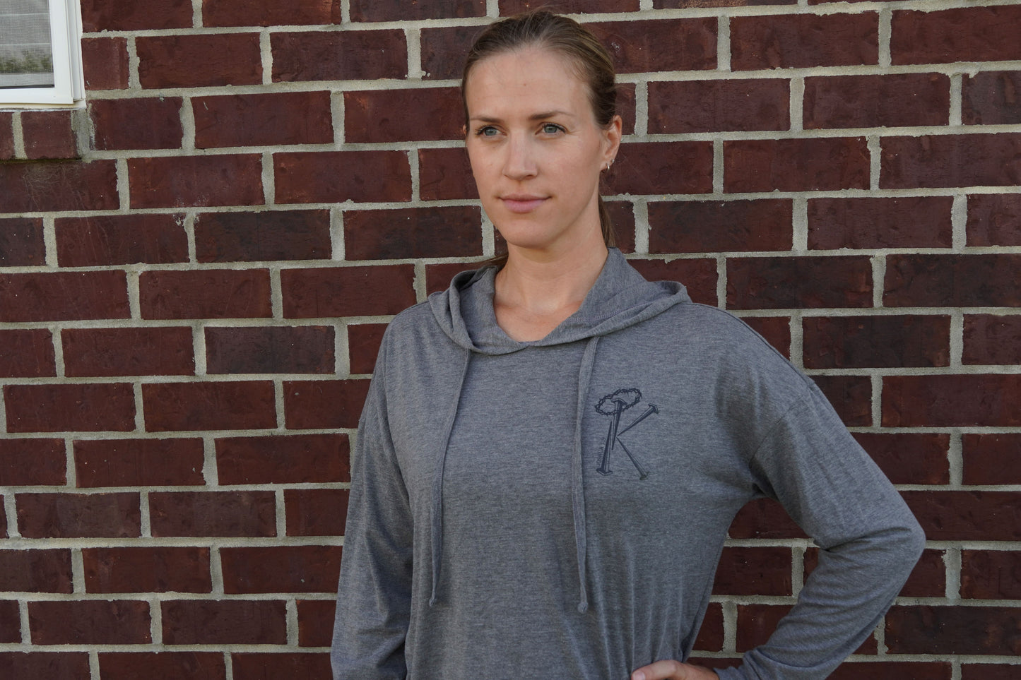 Grey Lightweight Hoodie