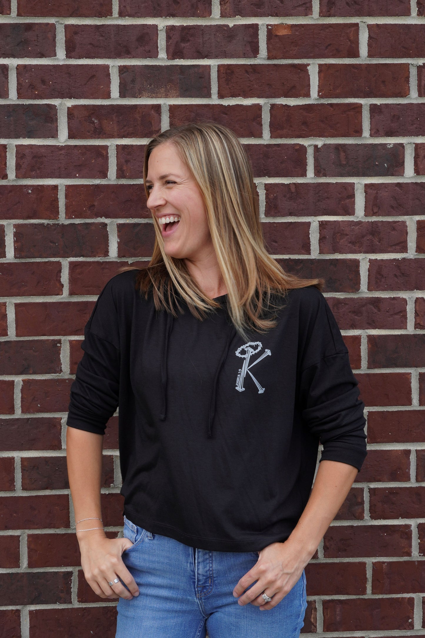 Black Lightweight Hoodie