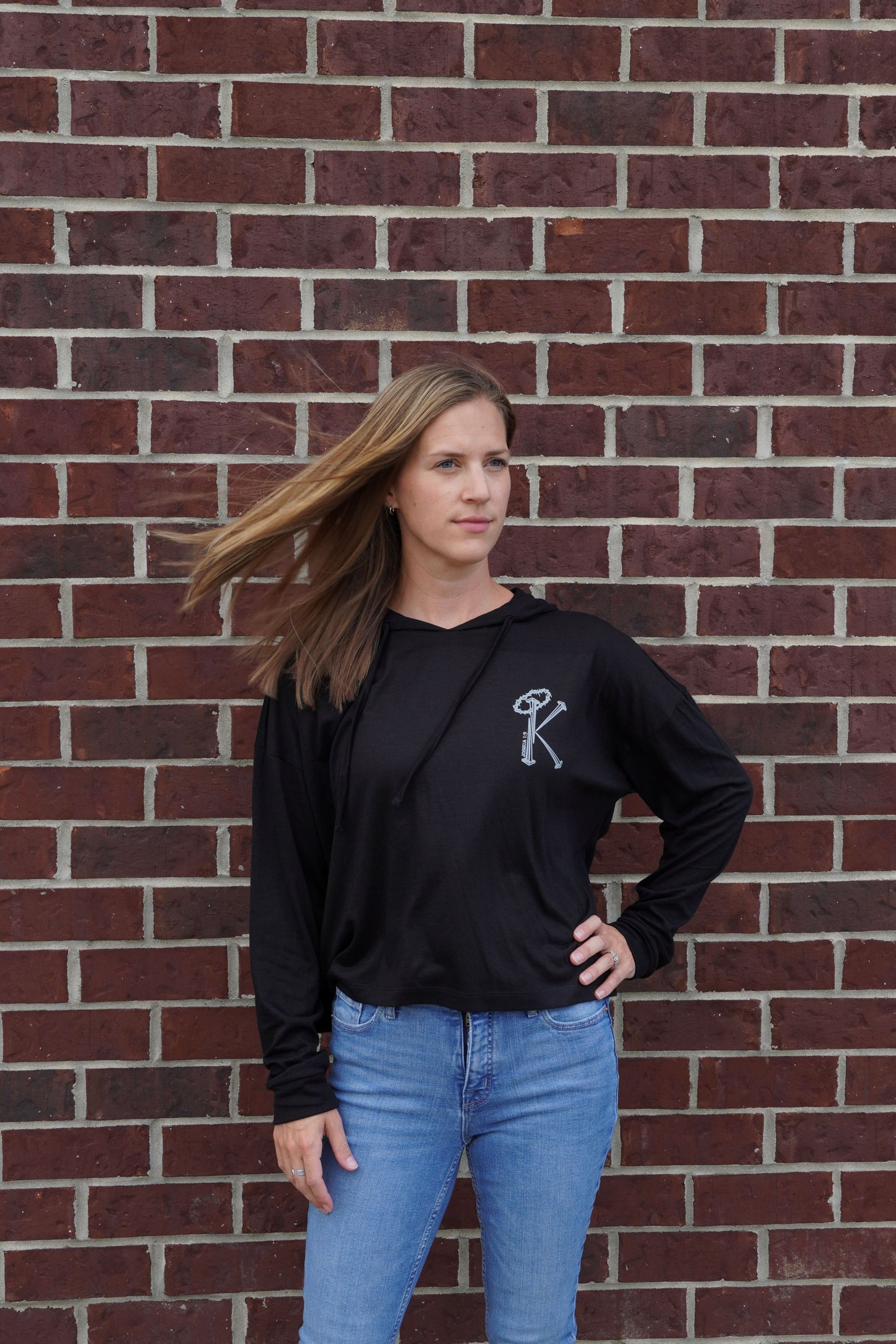 Black Lightweight Hoodie